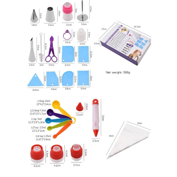 100 Piece Cake Decorating Set