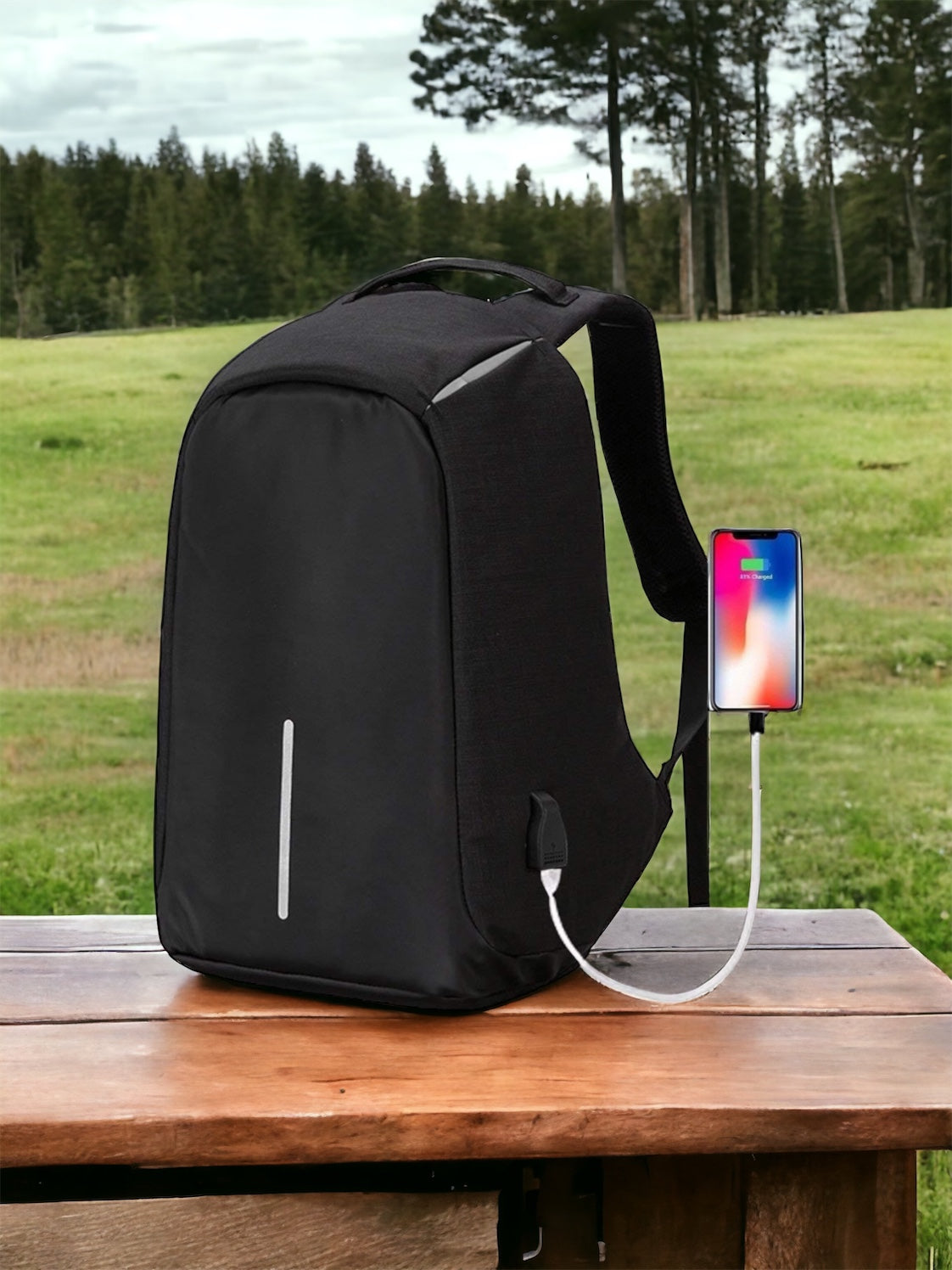 Laptop Bag - Business Laptop Backpack with USB Charging Port Trip Bag