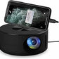 1080P Mini Projector, Portable Movie Projector with Rich Interface and Inbuilt Speaker