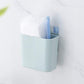 Wall Mount Toothbrush Holder for Bathroom - Self Adhesive Wall Mounted Tooth Brush Holder for Electric Toothbrush, Toothpaste, Razor