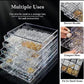 Transparent Jewellery Box 5 Drawer 120 Compartment