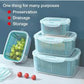 Refrigerator Kitchen Container Set 5pc