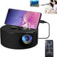 1080P Mini Projector, Portable Movie Projector with Rich Interface and Inbuilt Speaker