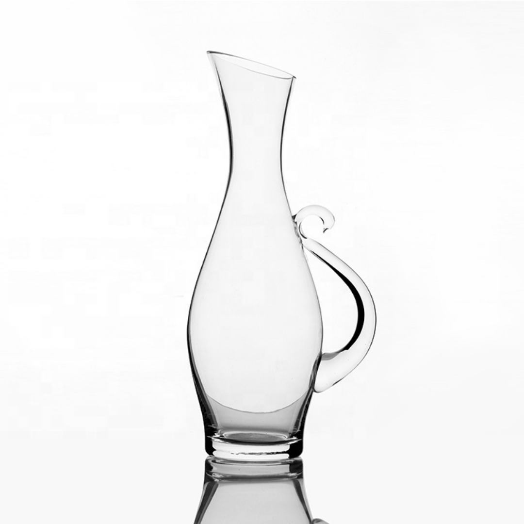 Elegant Wine Decanter with Custom Handle