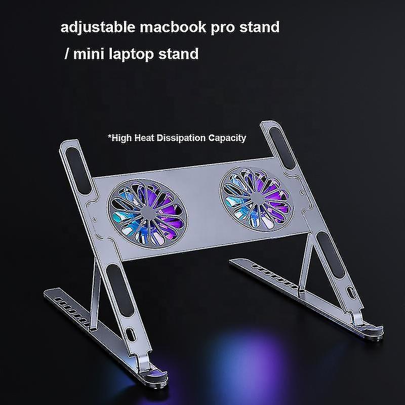 Adjustable Aluminum Laptop Cooling Pad Laptop Desk Ergonomic Tv Bed Lapdesk Tray Pc Laptop