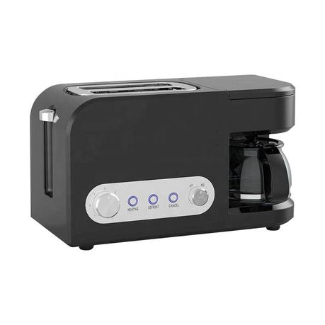 2 in 1 Breakfast Maker Toaster with Coffee Maker 500ml Coffee Pot