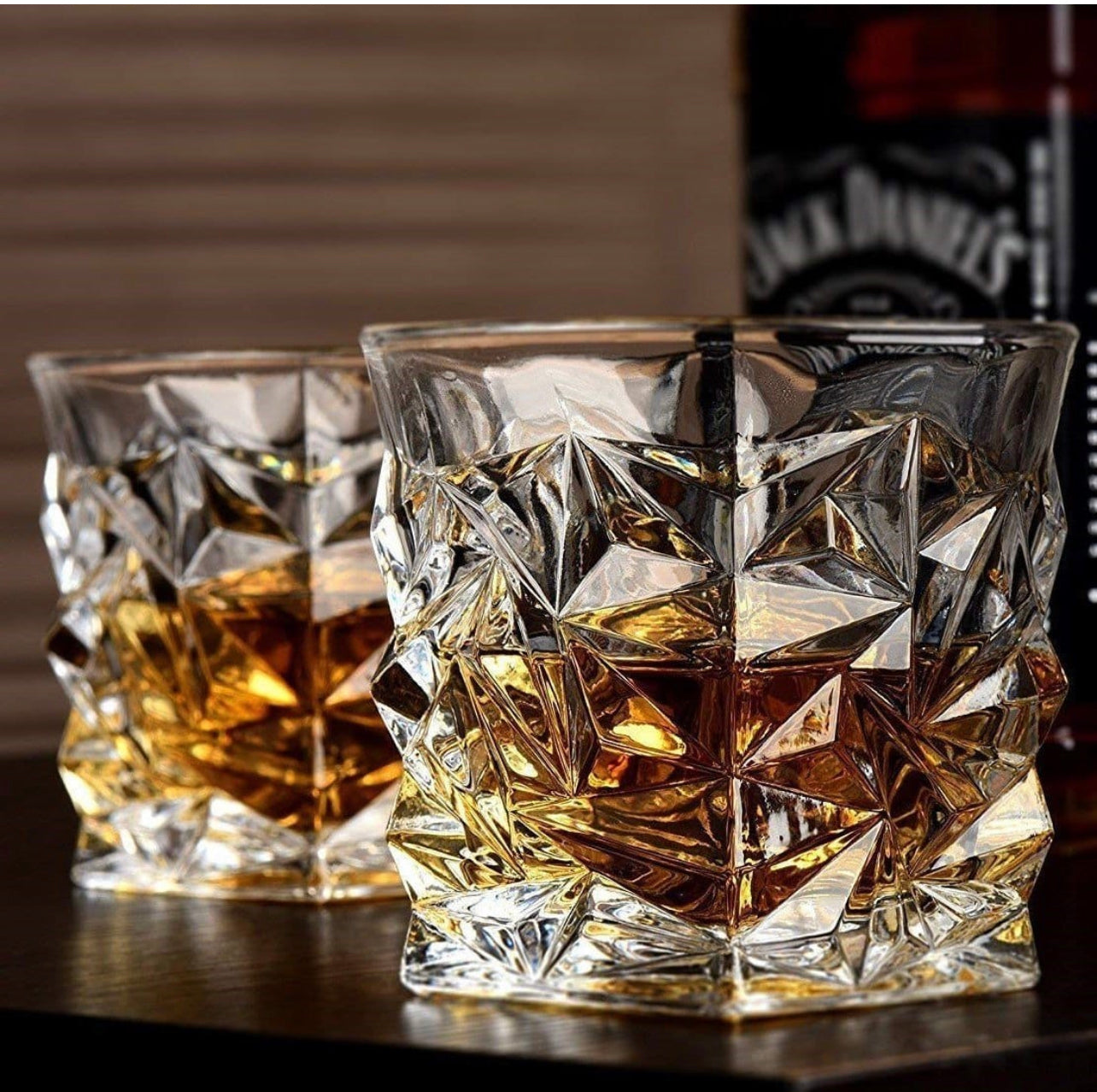 Whiskey Glass Diamond Cut 6pc