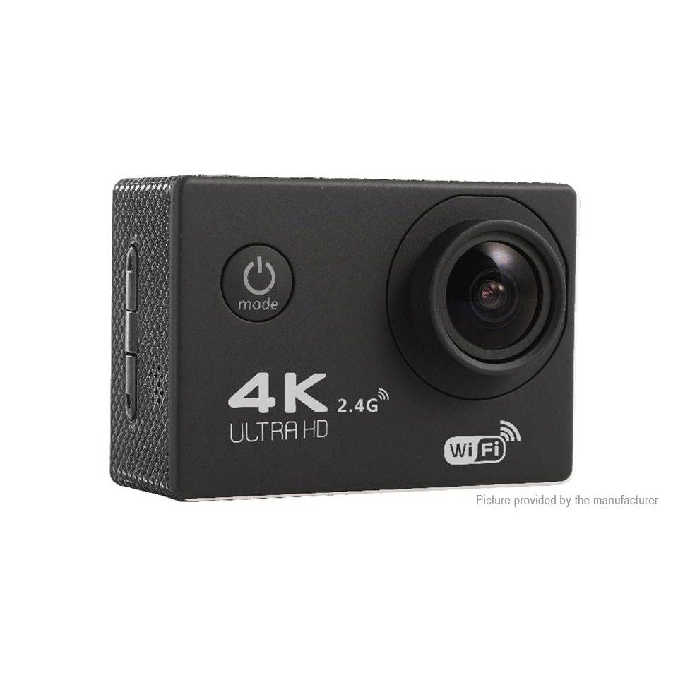 4K Ultra HD Sports 30M Water Resistant Camera - Black