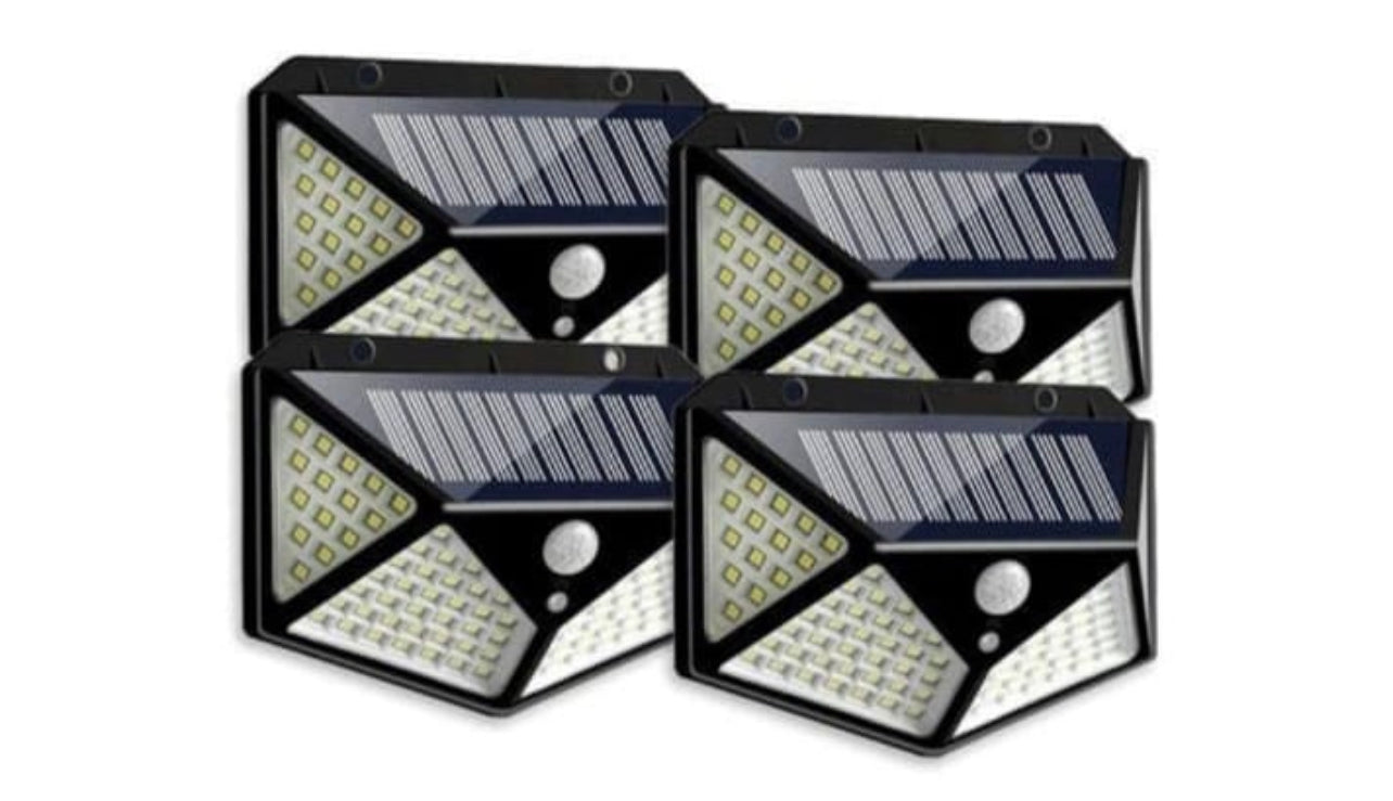 Solar Motion Sensor  Wall Light Combo 4pack