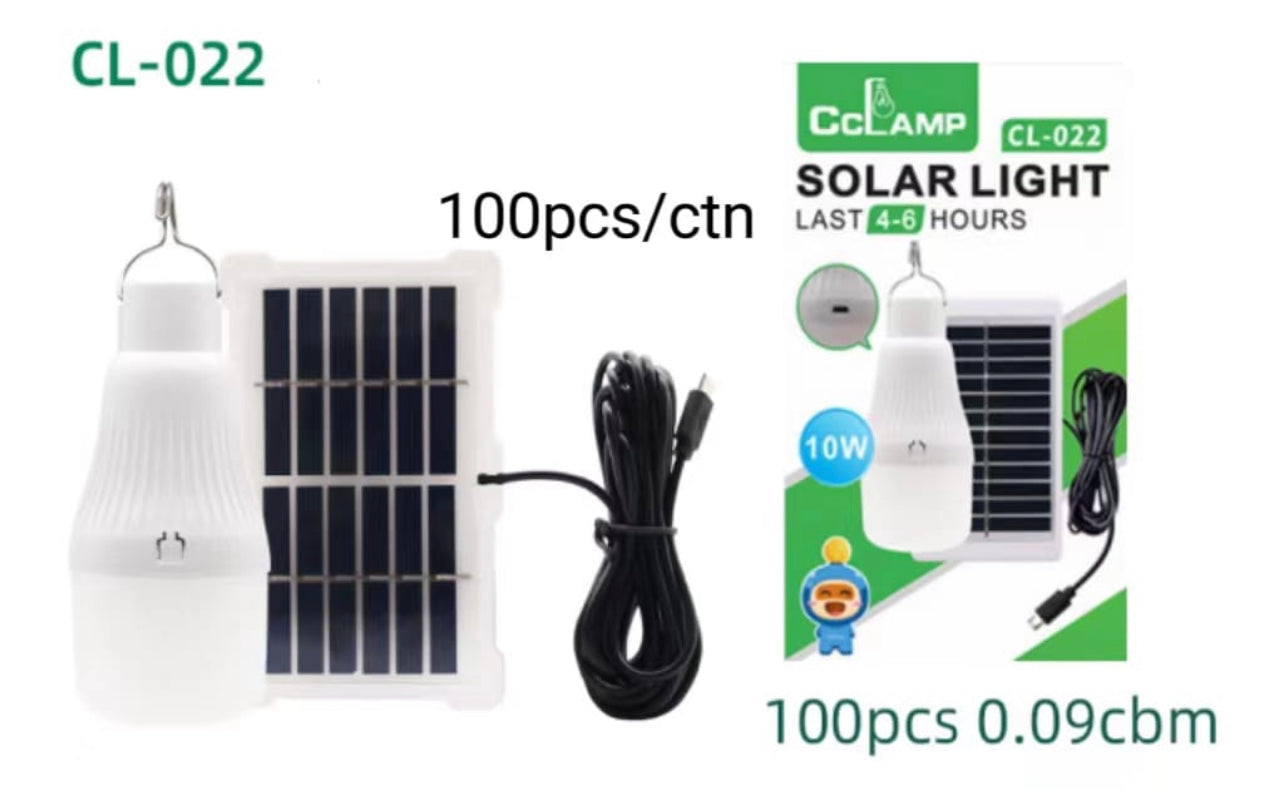 Solar Light 10watt 4-6hours With Solar Panel