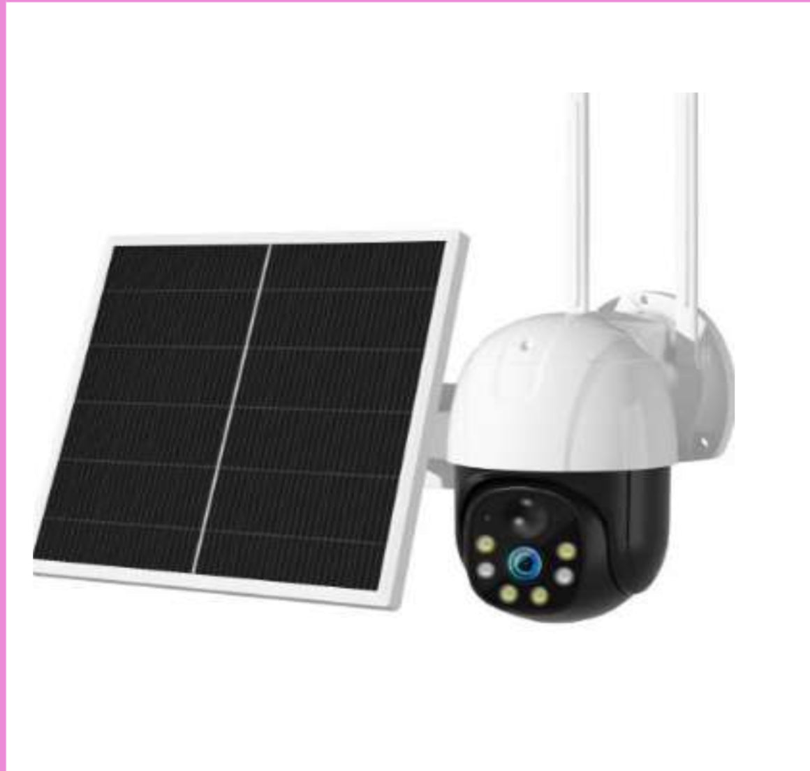 Solar Powered 4G Smart Surveillance Camera V380 Pro App