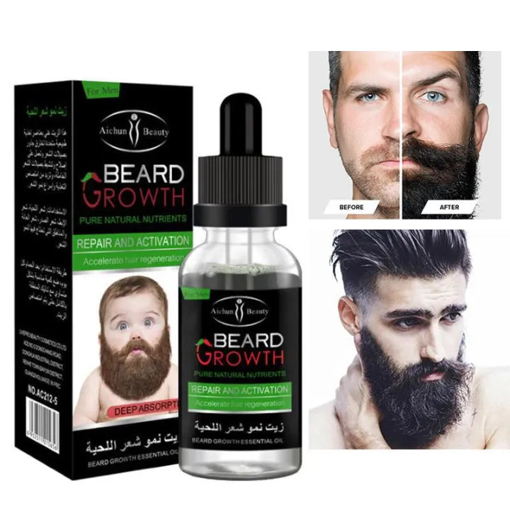 Men’s Grooming Beauty 3-in-1 Box Beard Treatment Kit