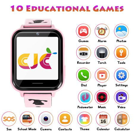 Smart Watch for Boys Girls, Kids Smartwatch with Call SOS