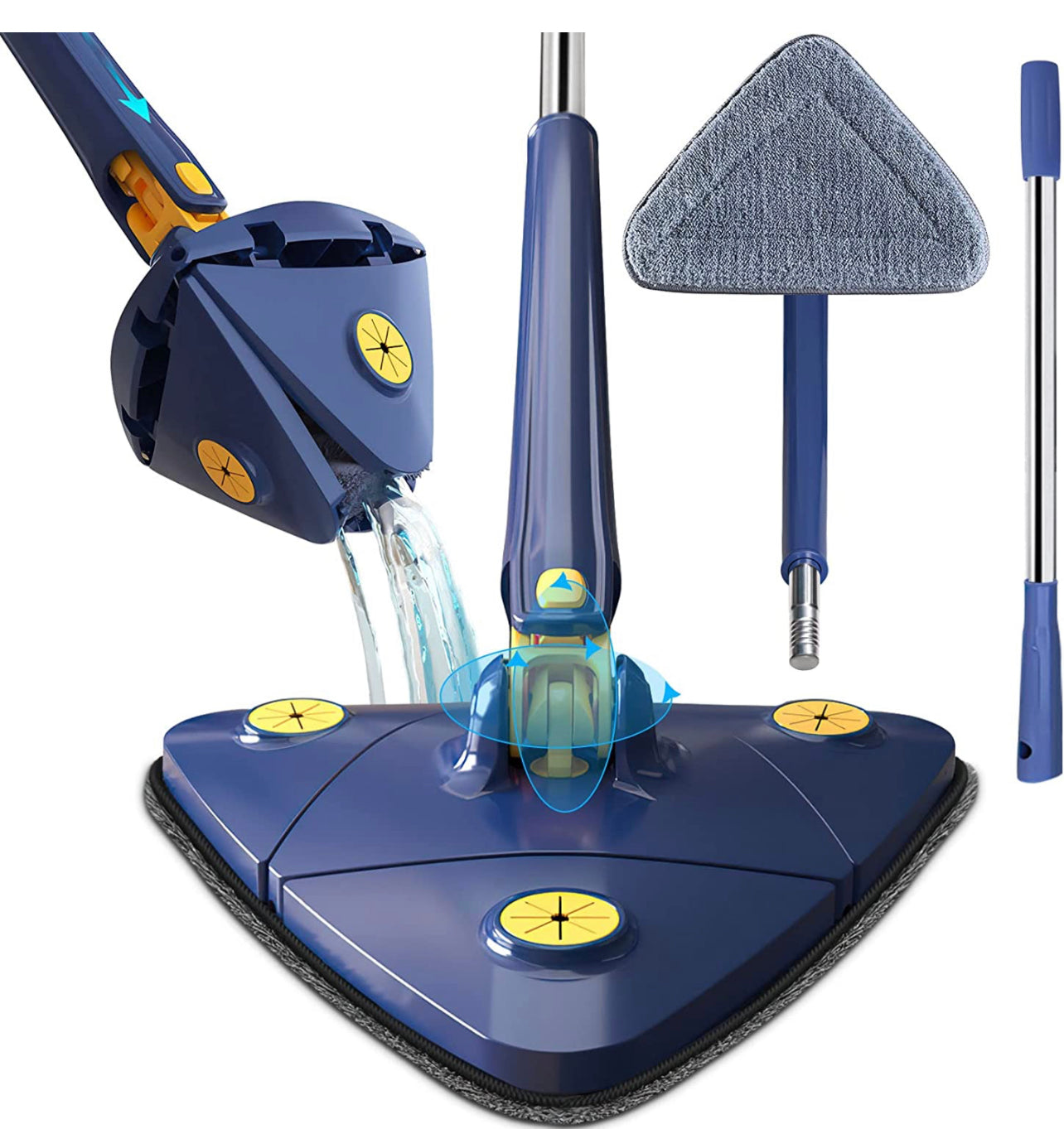 Rotatable Adjustable Cleaning Mop - 360°