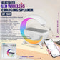 Bluetooth Speaker 3 in1 + Wireless Charger + Led Lamp Model BT 2301 Bluetooth Wireless Charging LED RGB Convenient mobile charging