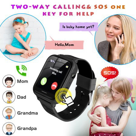 Smart Watch for Boys Girls, Kids Smartwatch with Call SOS