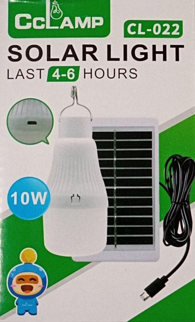 Solar Light 10watt 4-6hours With Solar Panel