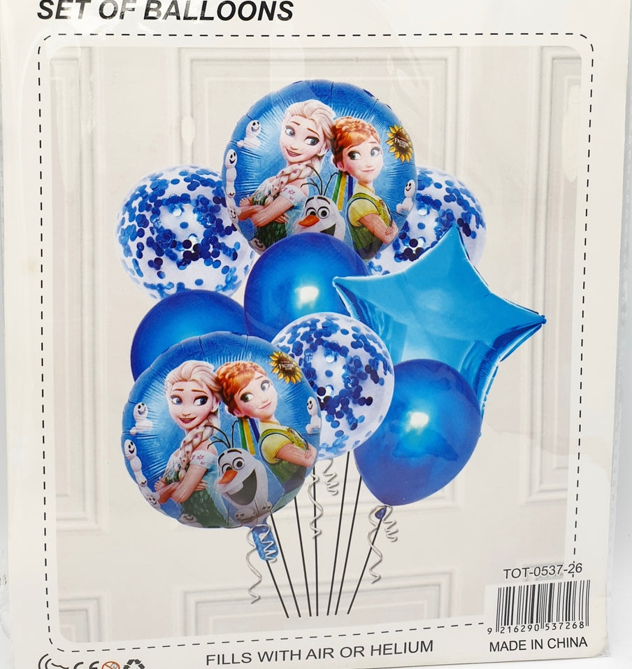 Frozen Helium Type 5pc Balloon