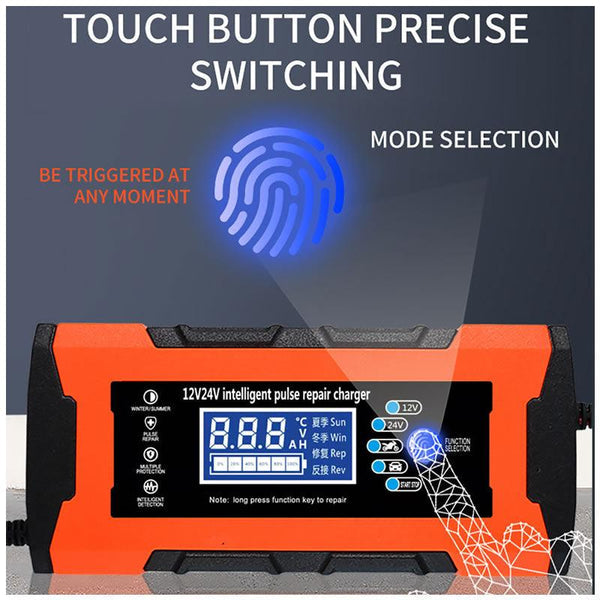 GEL & AGM 12V and 24V Intelligent Pulse Repair Battery Charger