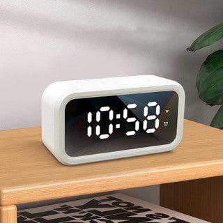 Clock-Night Light With Wireless Charging