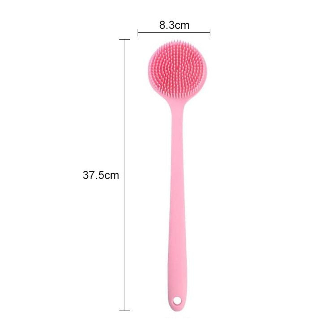 Long Handle Silicone Bath Massage Shower Brush