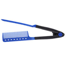 V-Shaped Hair Straightening Comb