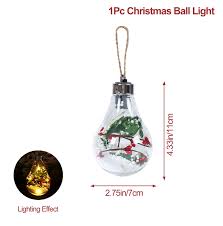 Christmas Decoration Creative Simulation Light Bulb