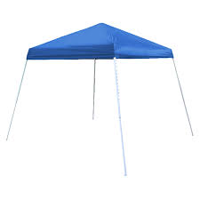 Rural King 10x10Ft Slant Leg Canopy with Carry Bag(Blue) On Wheels.