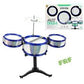 Musical Instrument Toy Drum Set for Kids with Stool