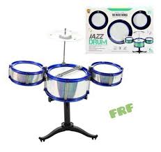 Musical Instrument Toy Drum Set for Kids with Stool