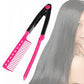 V-Shaped Hair Straightening Comb