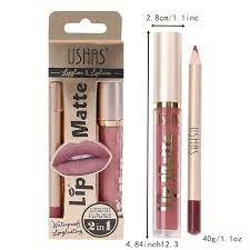 Ushas Lipliner and Lipgloss Beautiful Makeup Set with different shades