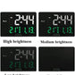 LED Digital Alarm Clock With Temperature + Day-Black