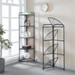 5 Tier Folding Corner Storage Shelf Metal Rack for Bathroom