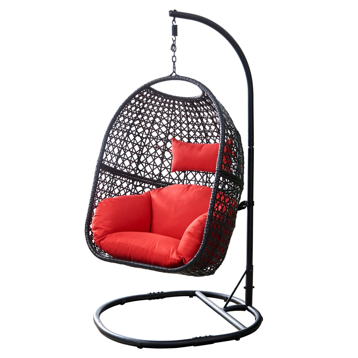 Outdoor Hanging Swing Egg Chairs with Cushion