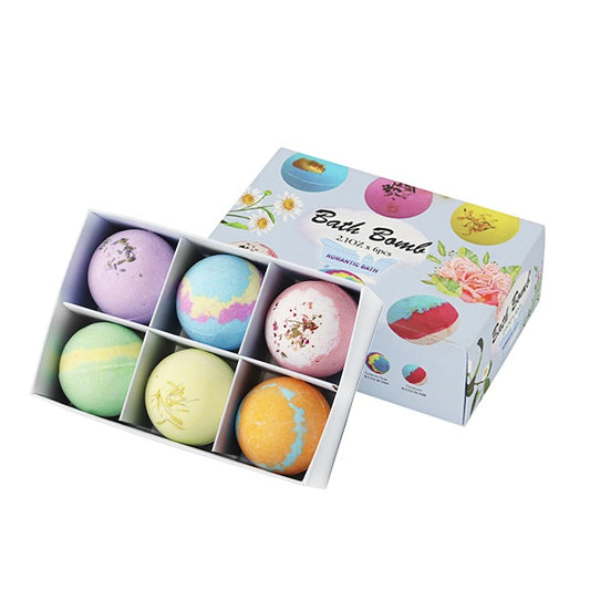 Essential Oil Bath Bombs Pack of 6