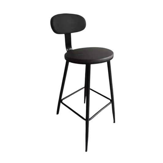 Comfortable Kitchen/Counter Backrest High Stool