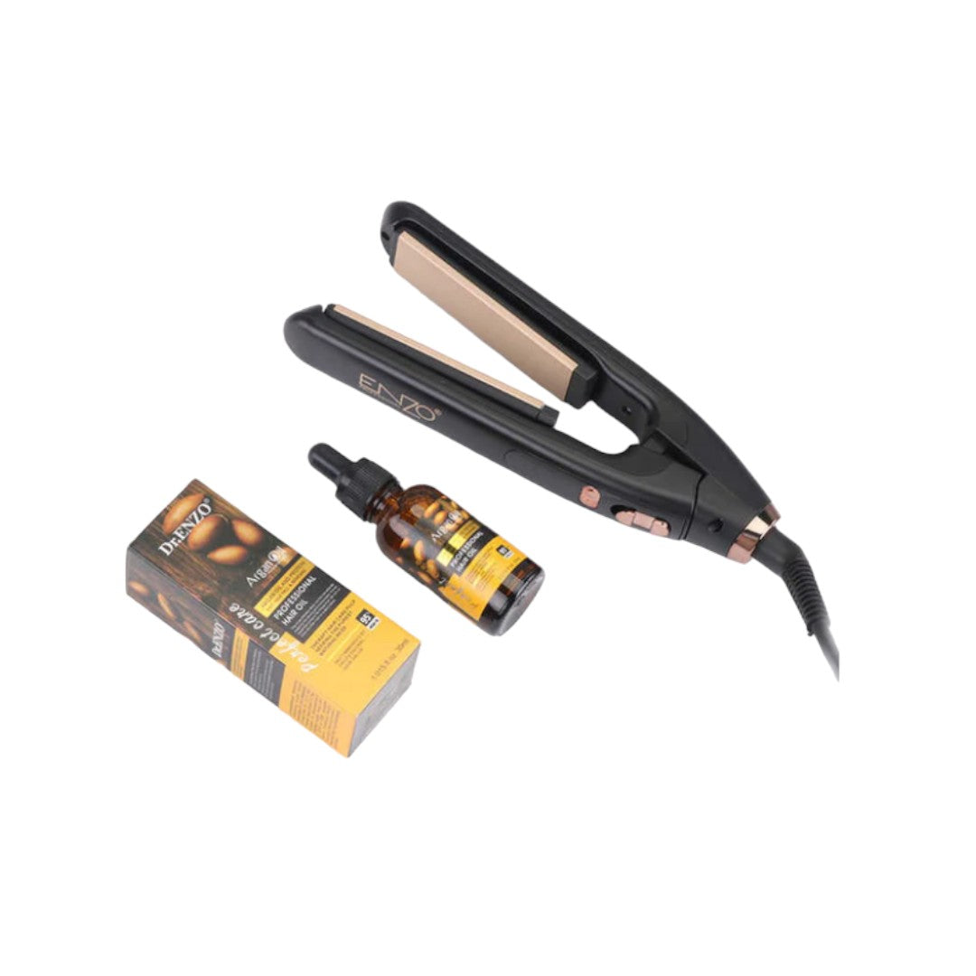 ENZO High Quality Digital LCD Ceramic Coating Flat Iron