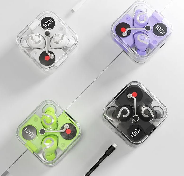 K28 TWS Bluetooth Transparent Dual Mode Gaming Earphone