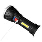 Rechargeable LED Flash Light + COB Side Light