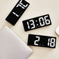 Slim Line Alarm Clock With USB DC Cable-Black