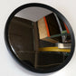 60CM Matte Black Circle Wall Mirror with Thick Metal Framed