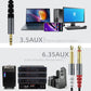 Wolulu Male 3.5mm To Dual Male 6.35mm Audio Cable 1.5m