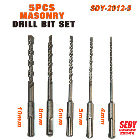 5pc  Masonry Drill Bit Set SDS