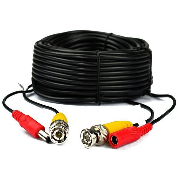 50M BNC Cable Video + DC Power CCTV Cable