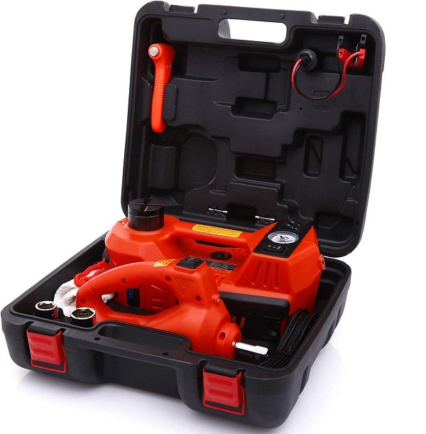 Electric Car Jack Kit 5 Ton 12V Car Jack Hydraulic With Impact Wrench