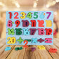 3D Colorful Learning Wooden Numbers