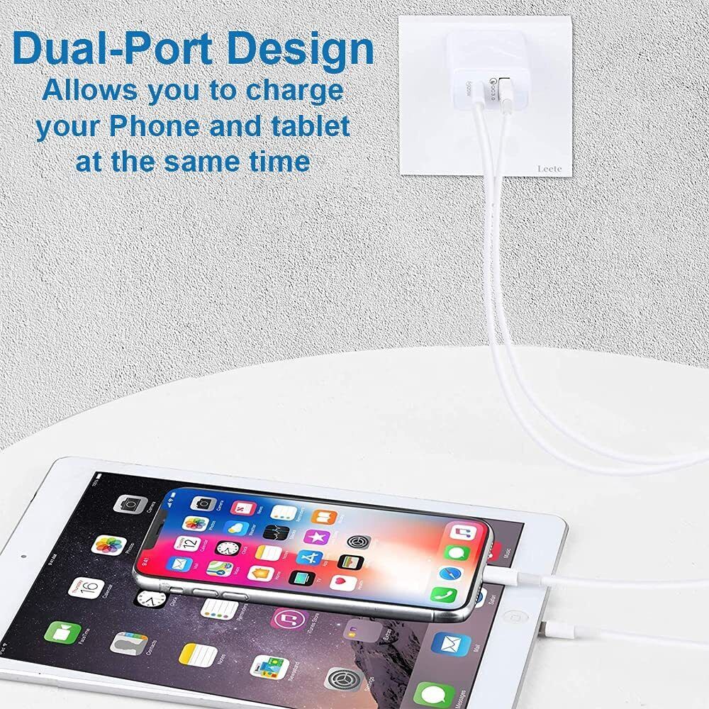 20W QC 3.0 USB & Type-C Ports Charging head