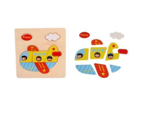 Colorful Educational Wooden Puzzle For Kids