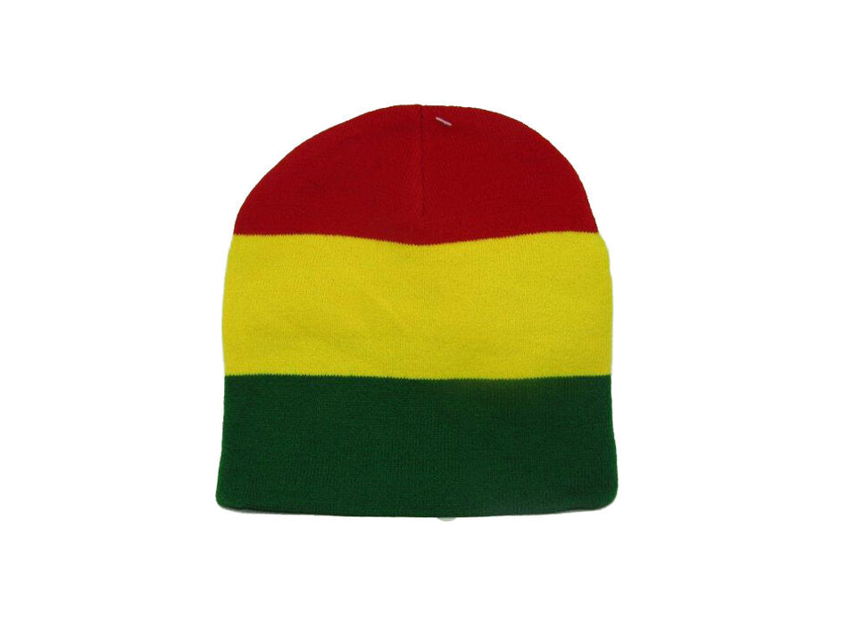 Rasta Beanie Knit Hat